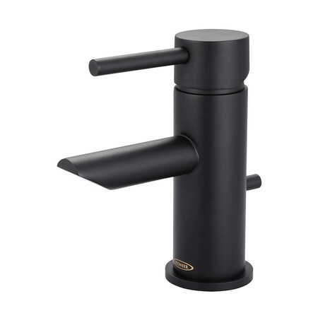 Pioneer Industries Single Handle Bathroom Faucet, Compression Hose, Matte Black, Weight: 6.4 3MT170-MB